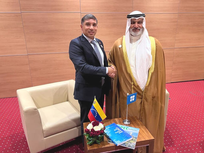 Ministro Tellechea se reunió con el secretario General de la OPEP para evaluar actualidad petrolera mundial
